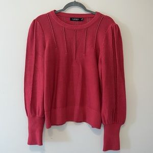 Lauren Ralph Lauren ✨ Pink Sweater Sz XL